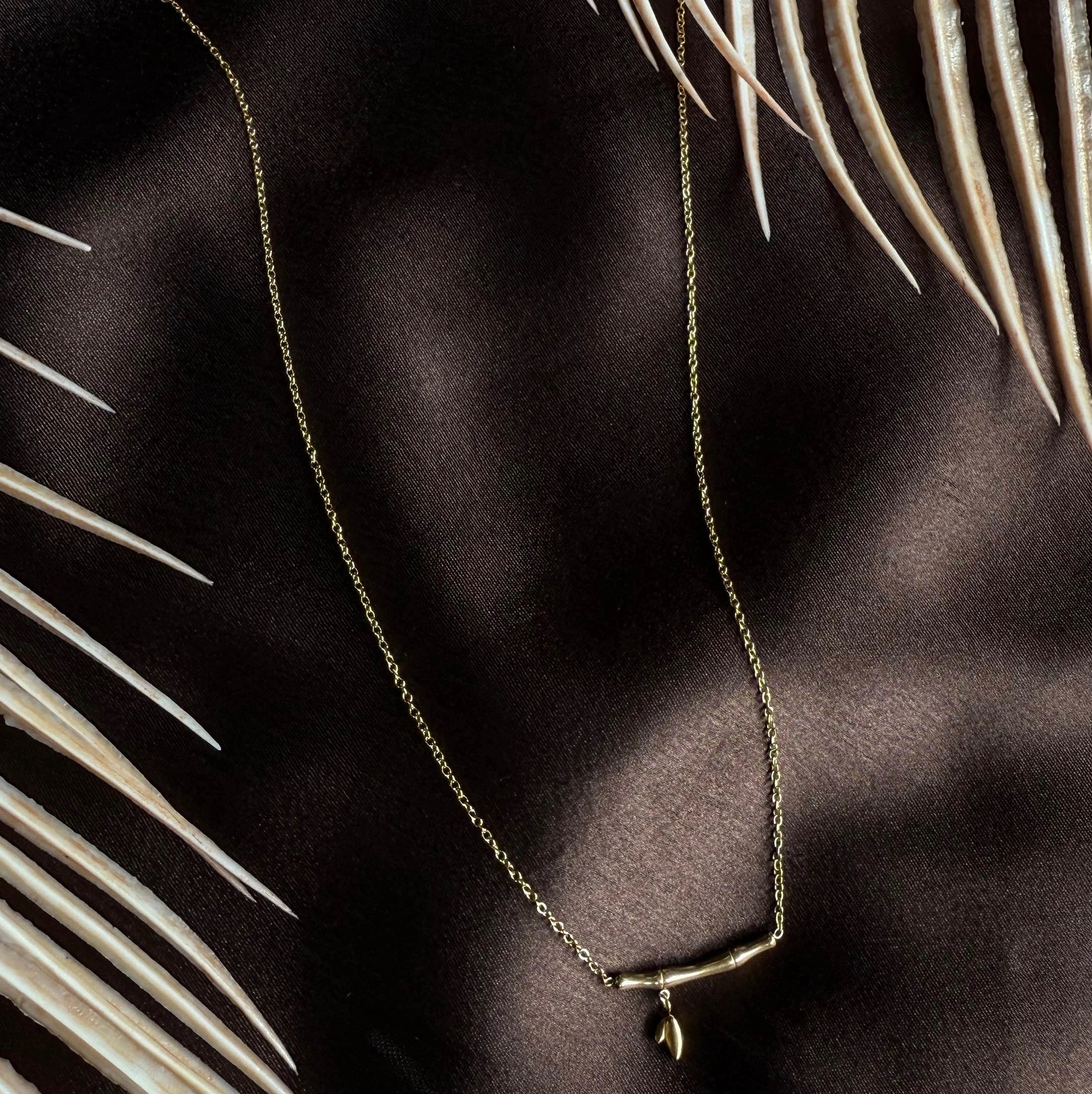 Bamboo Leaf Necklace