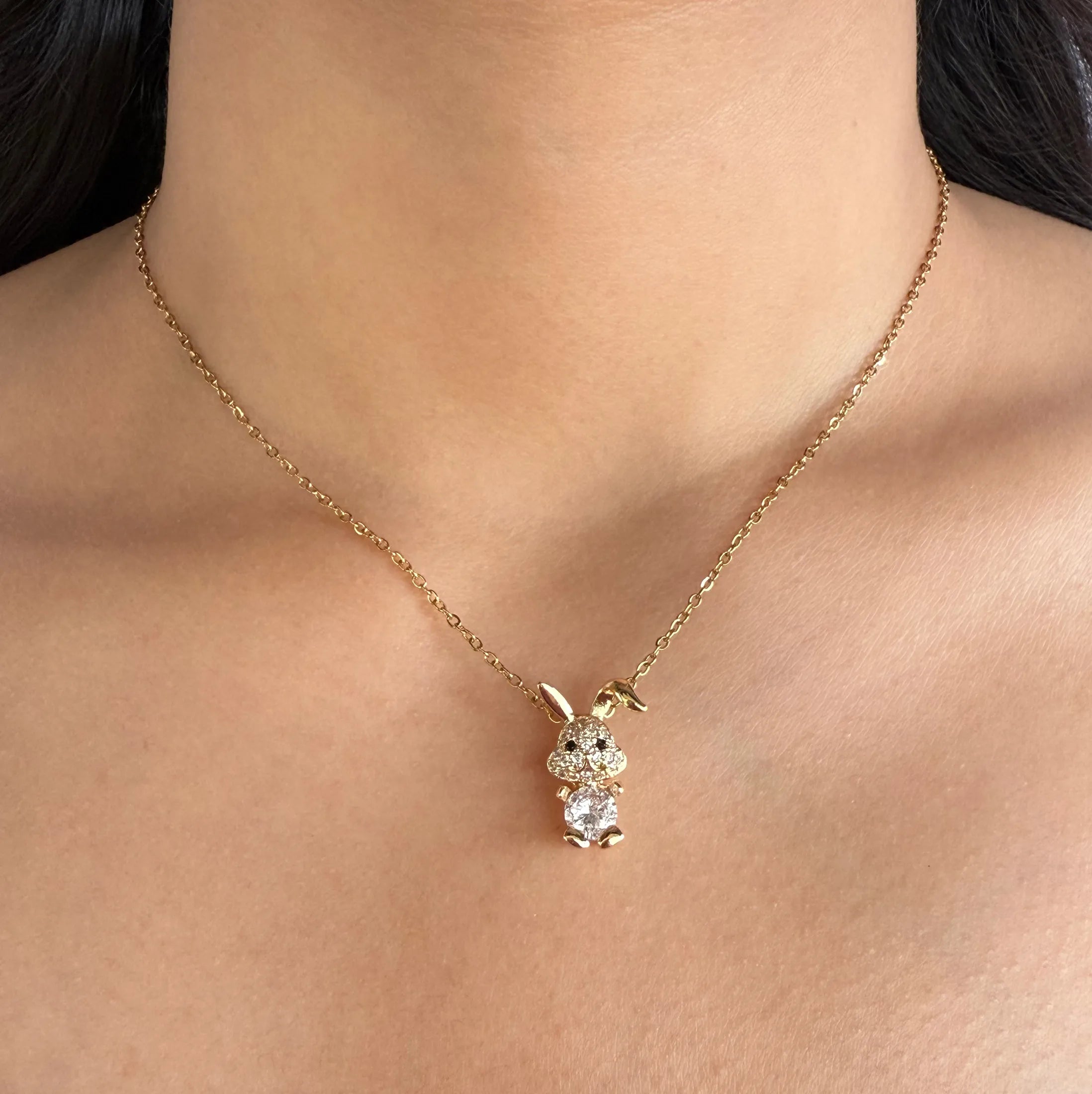 Bunny Pendant Necklace