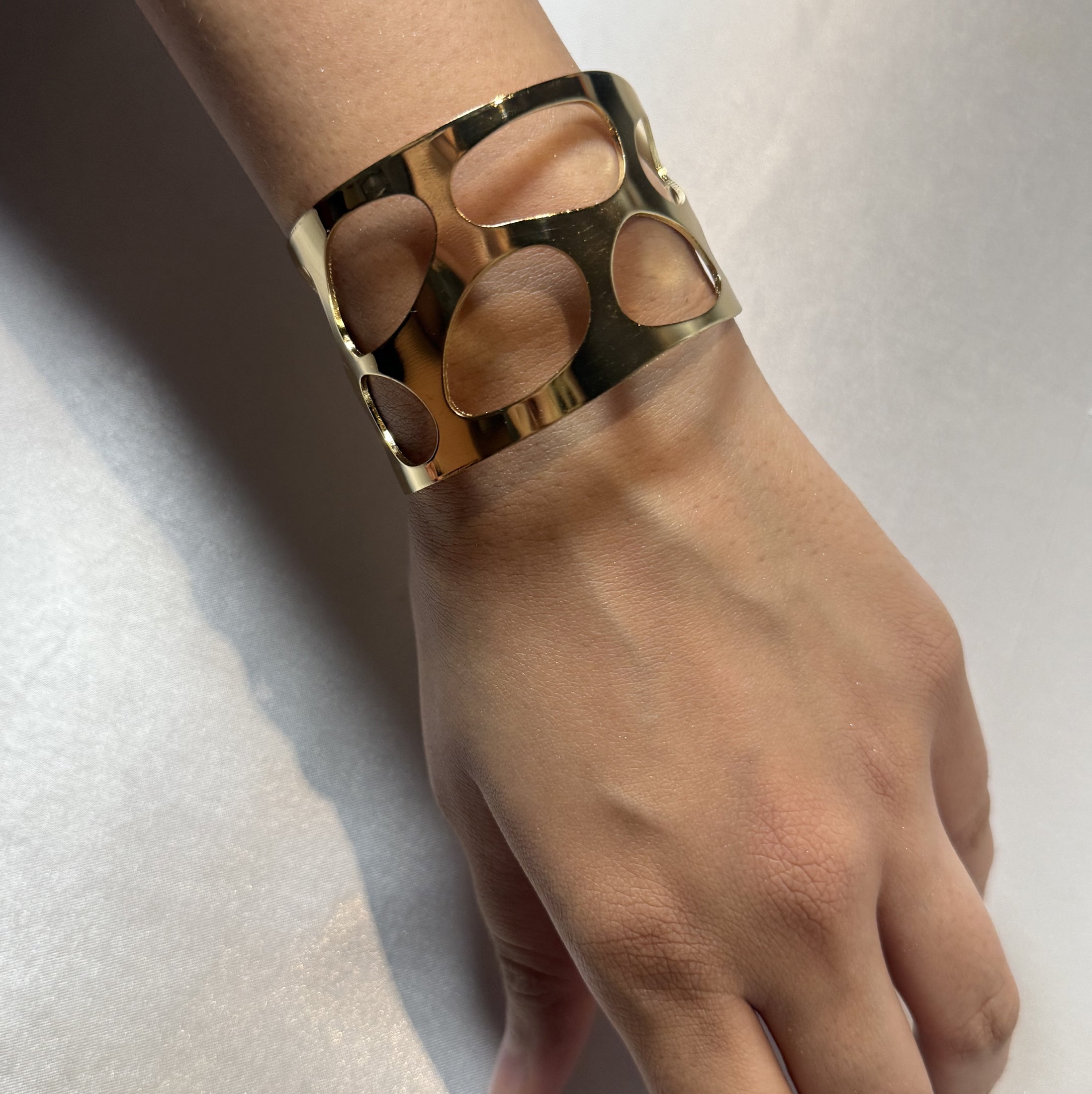 Gold cutout cuff