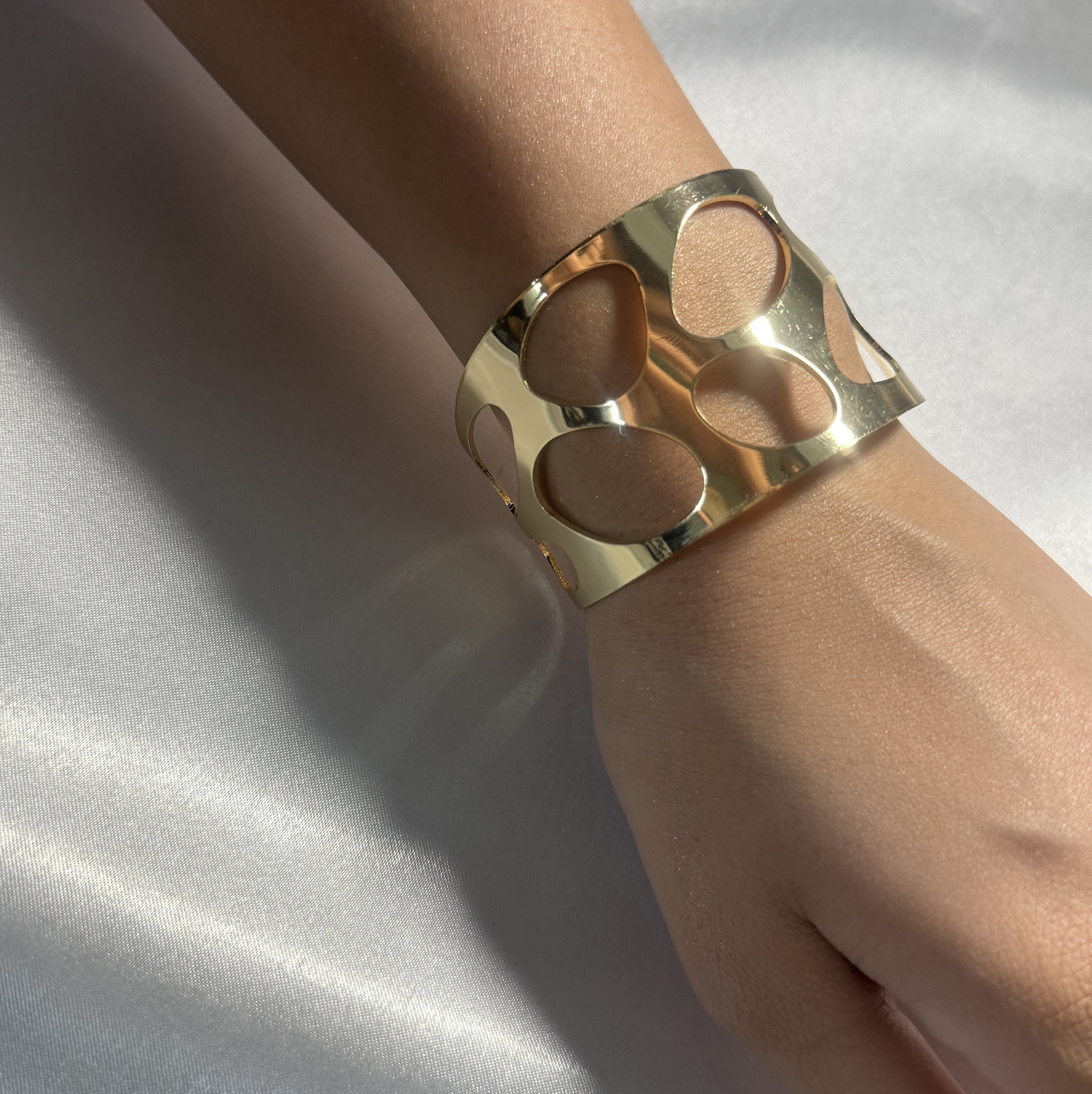 Gold cutout cuff