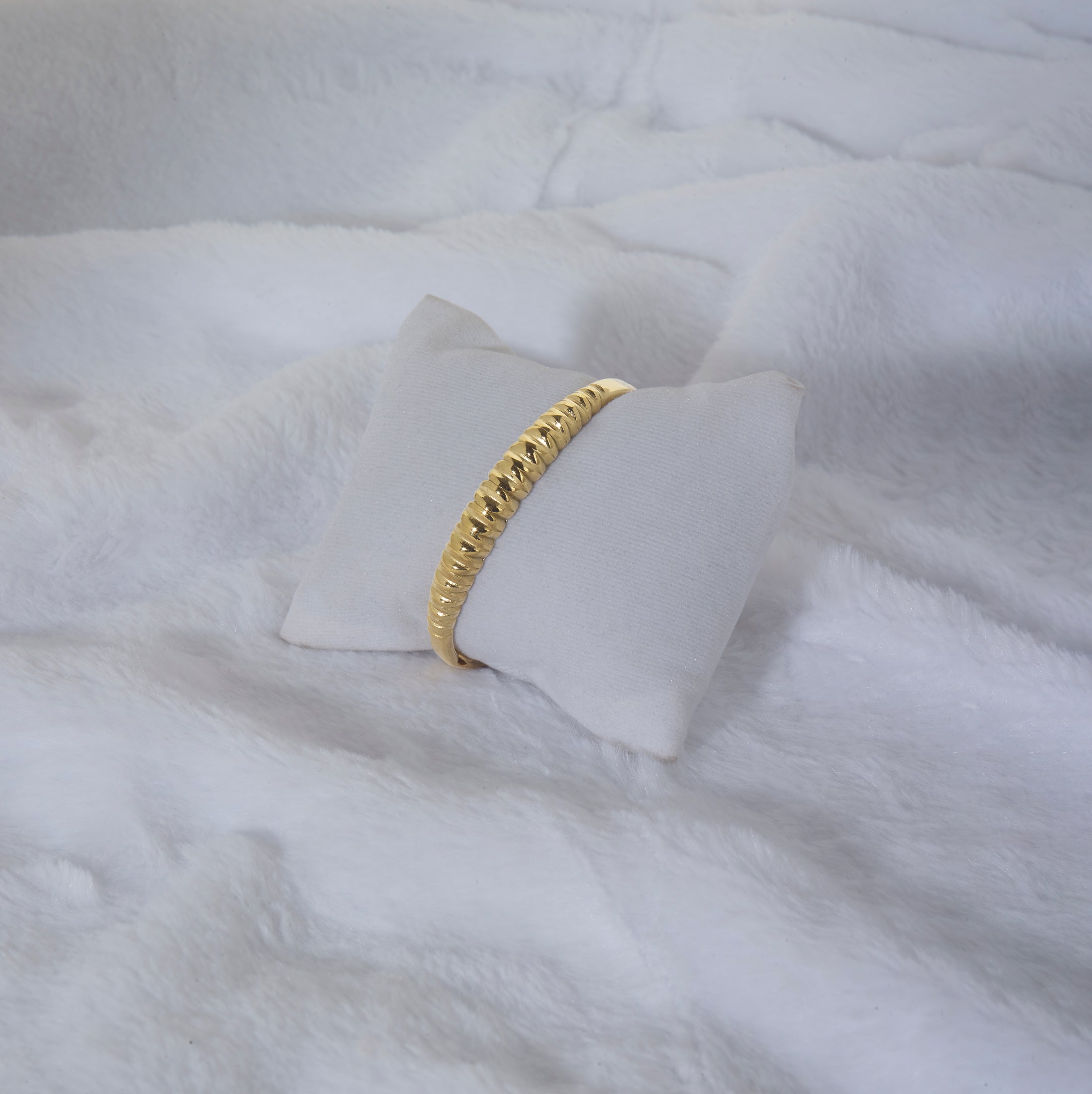 Gold multi strand bracelet