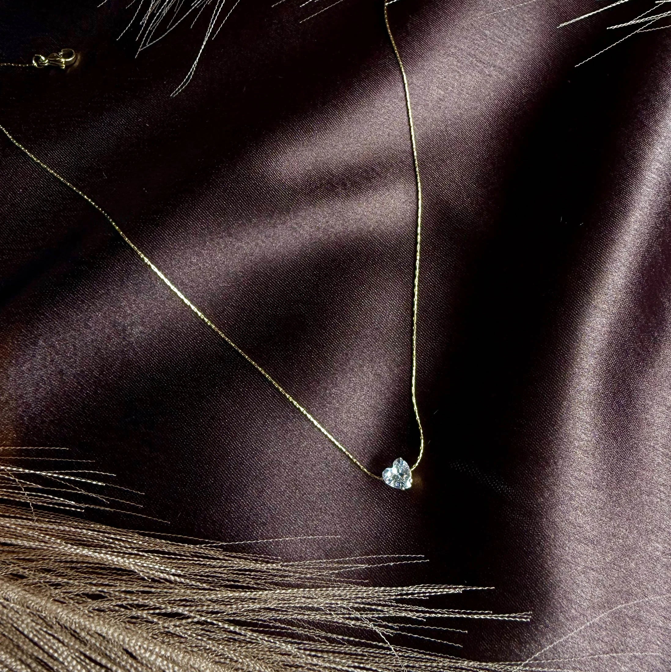 Heart Solitaire Necklace