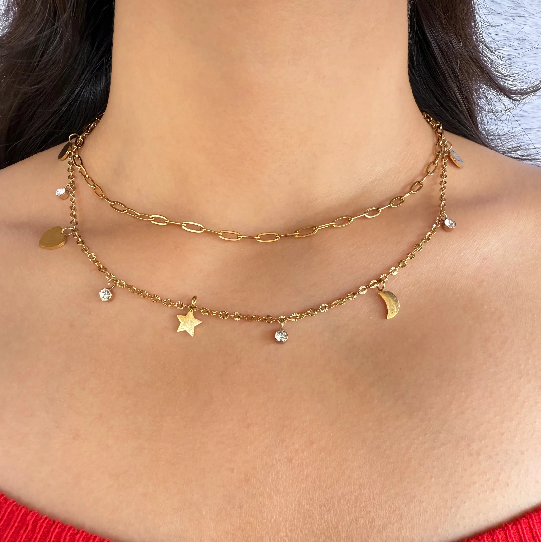 Multi Layered Galaxy Necklace