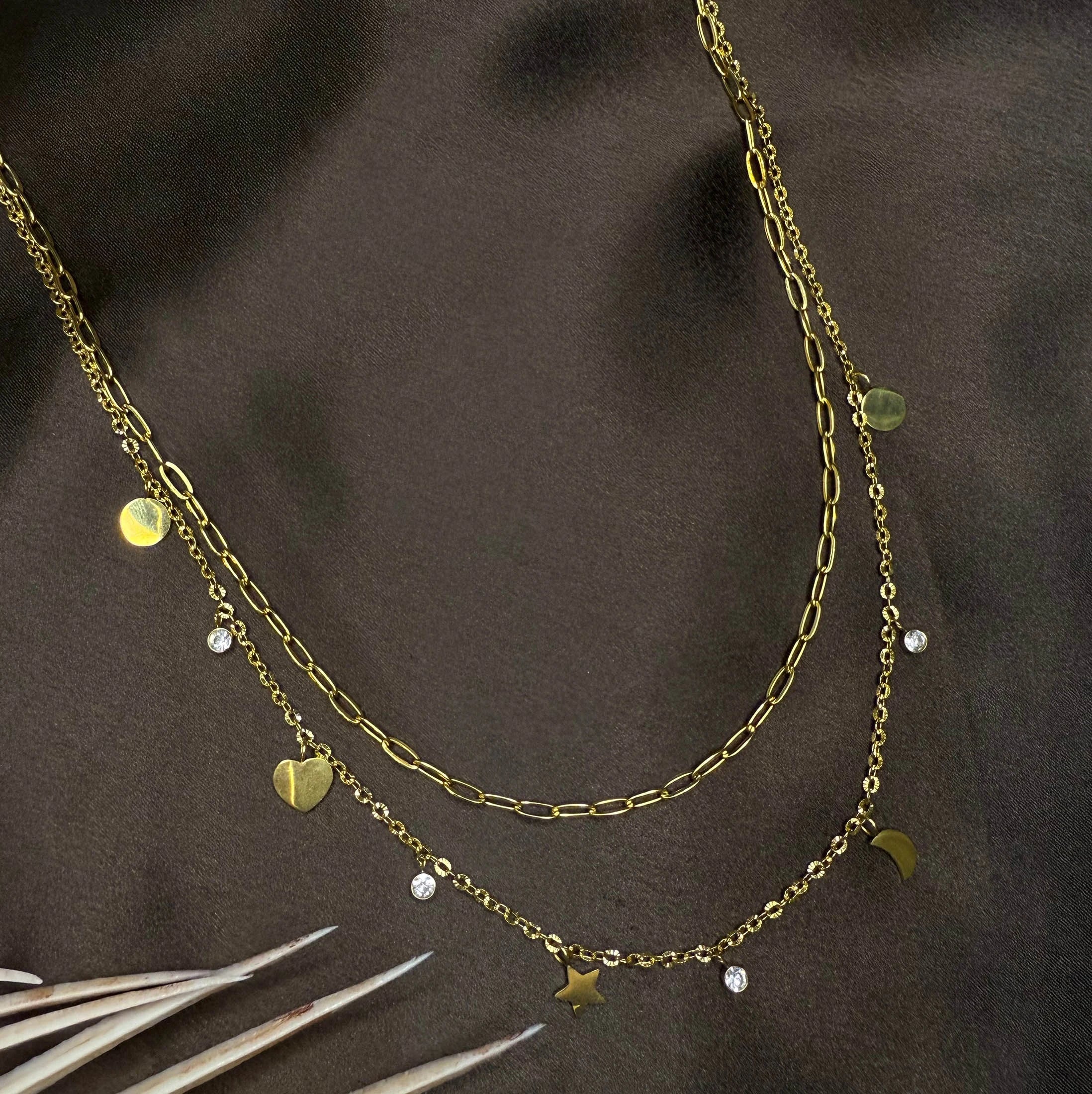 Multi Layered Galaxy Necklace