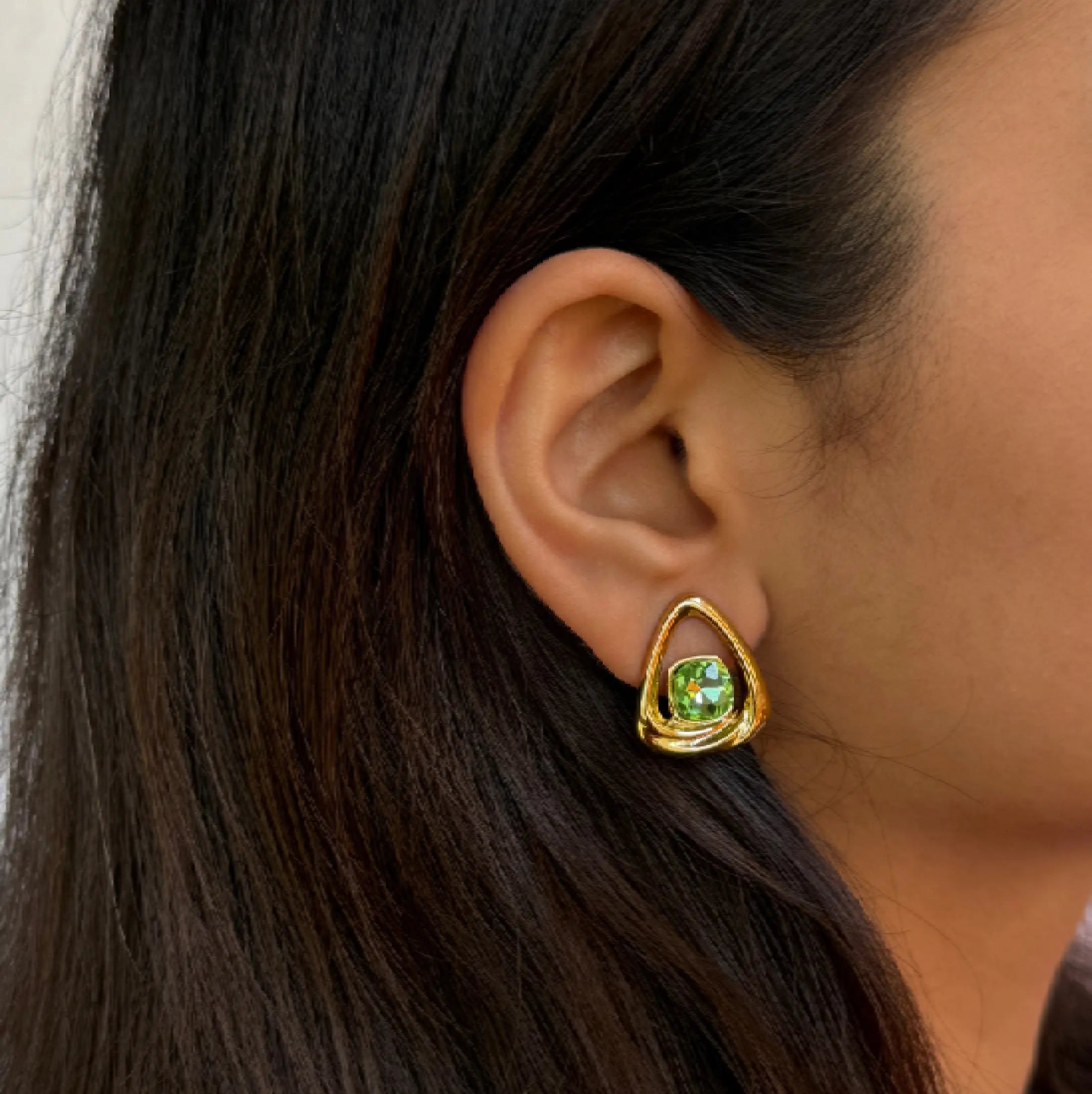 Emerald Drop Earrings