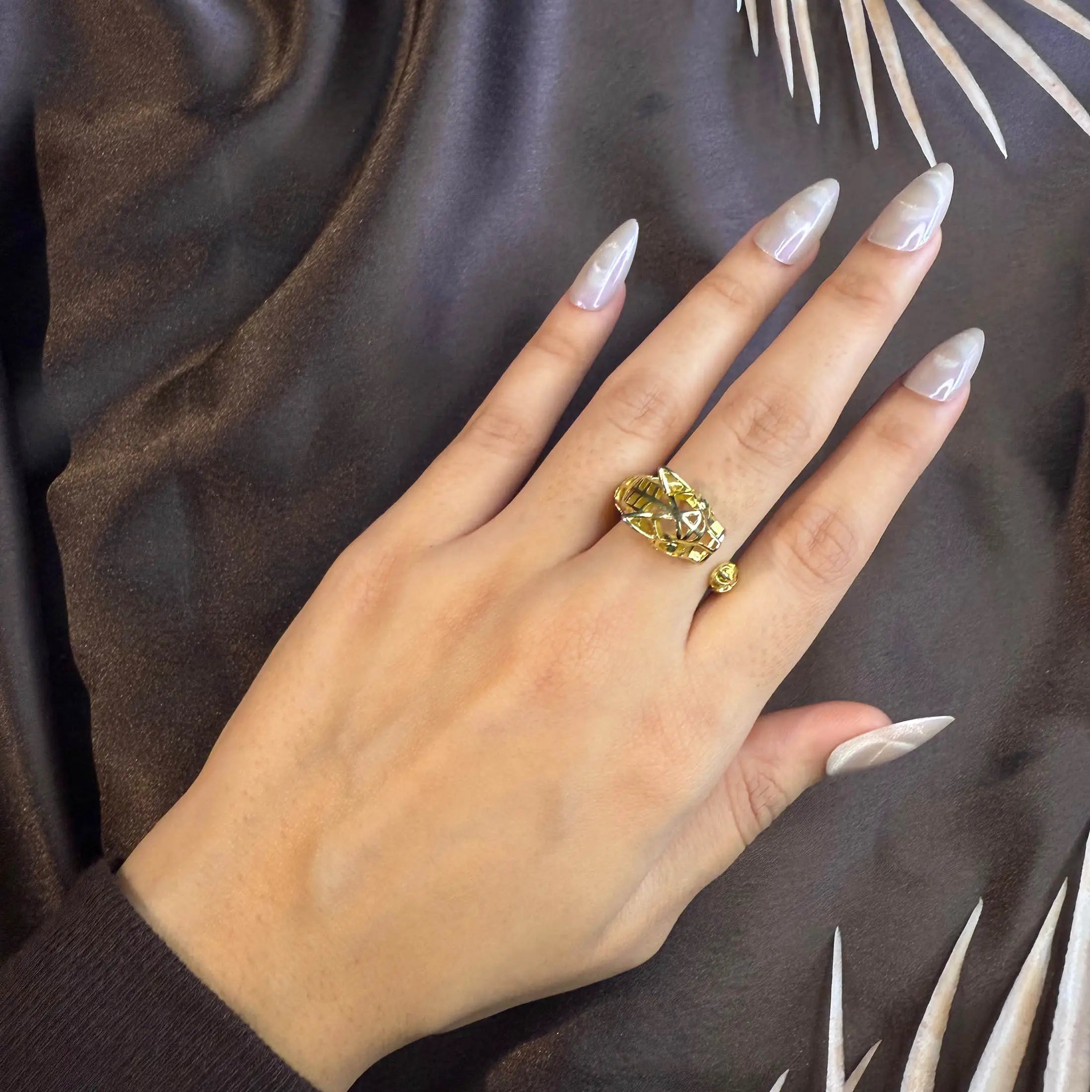 Panther Gold Ring