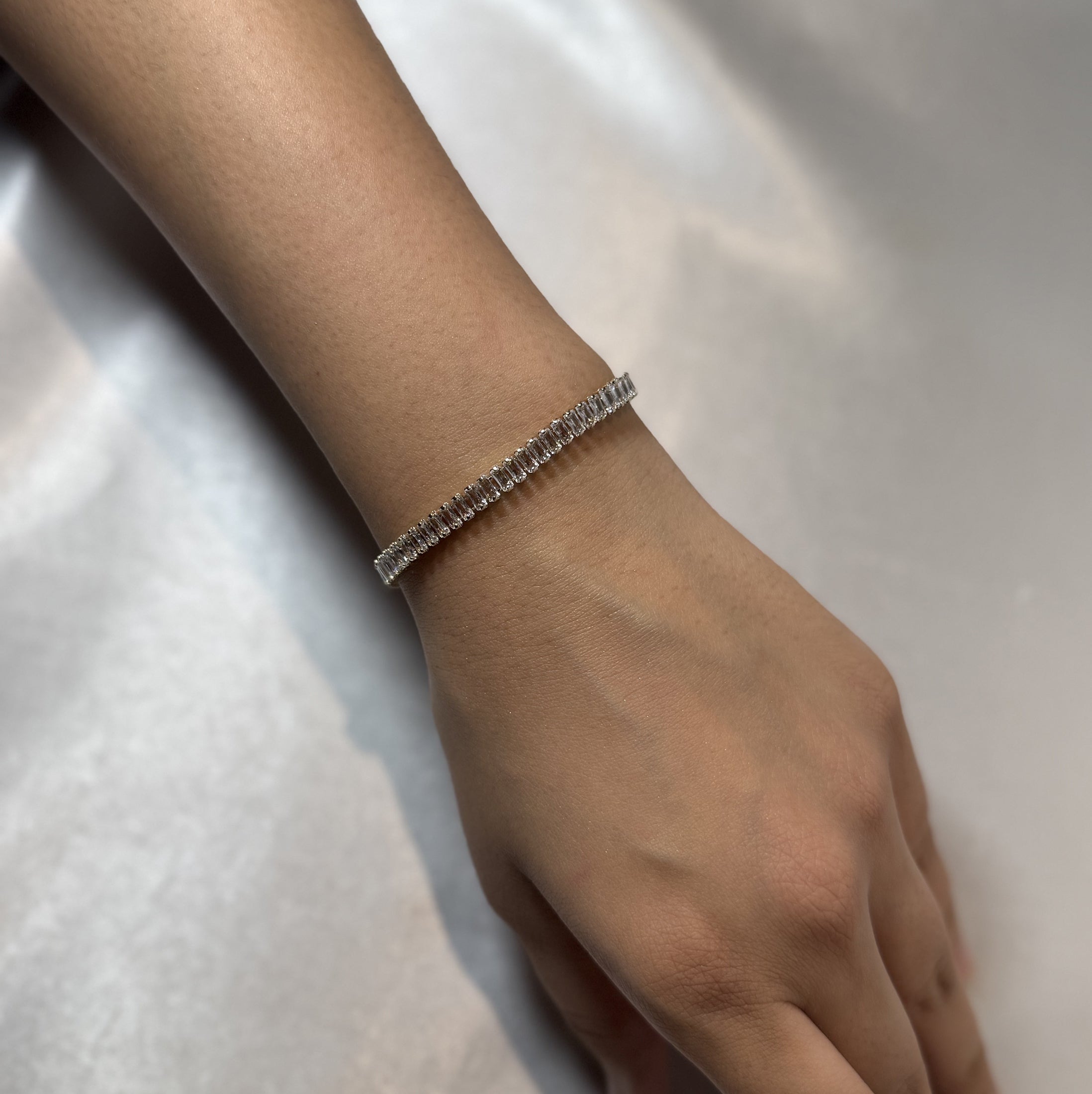 Silver Tennis Bracelet