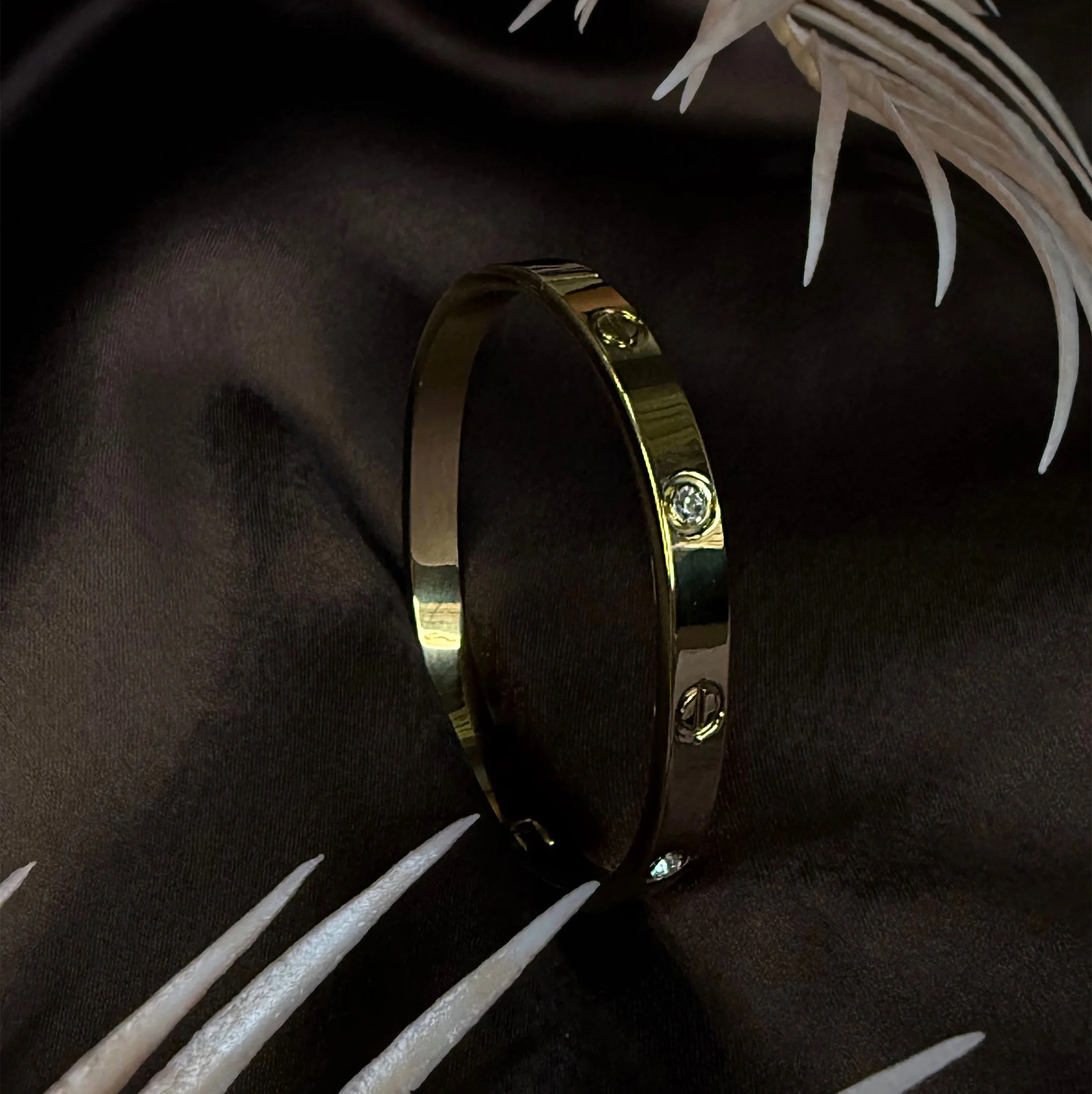 Crystal Studded love bracelet